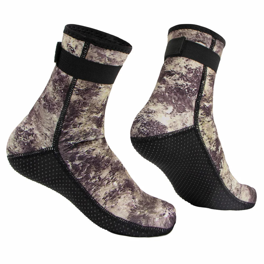3mm Neoprene Water Socks Diving Sock Anti-Slip Wetsuit Shoes Footwear Fin Sand Proof Beach Volleyball Swim Outdoor Water Sports