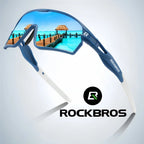 ROCKBROS Cycling Polarized Glasses MTB Road Bike Sunglasses UV400 Bicycle Sun Protection Light Unisex Bike Sports Equipment
