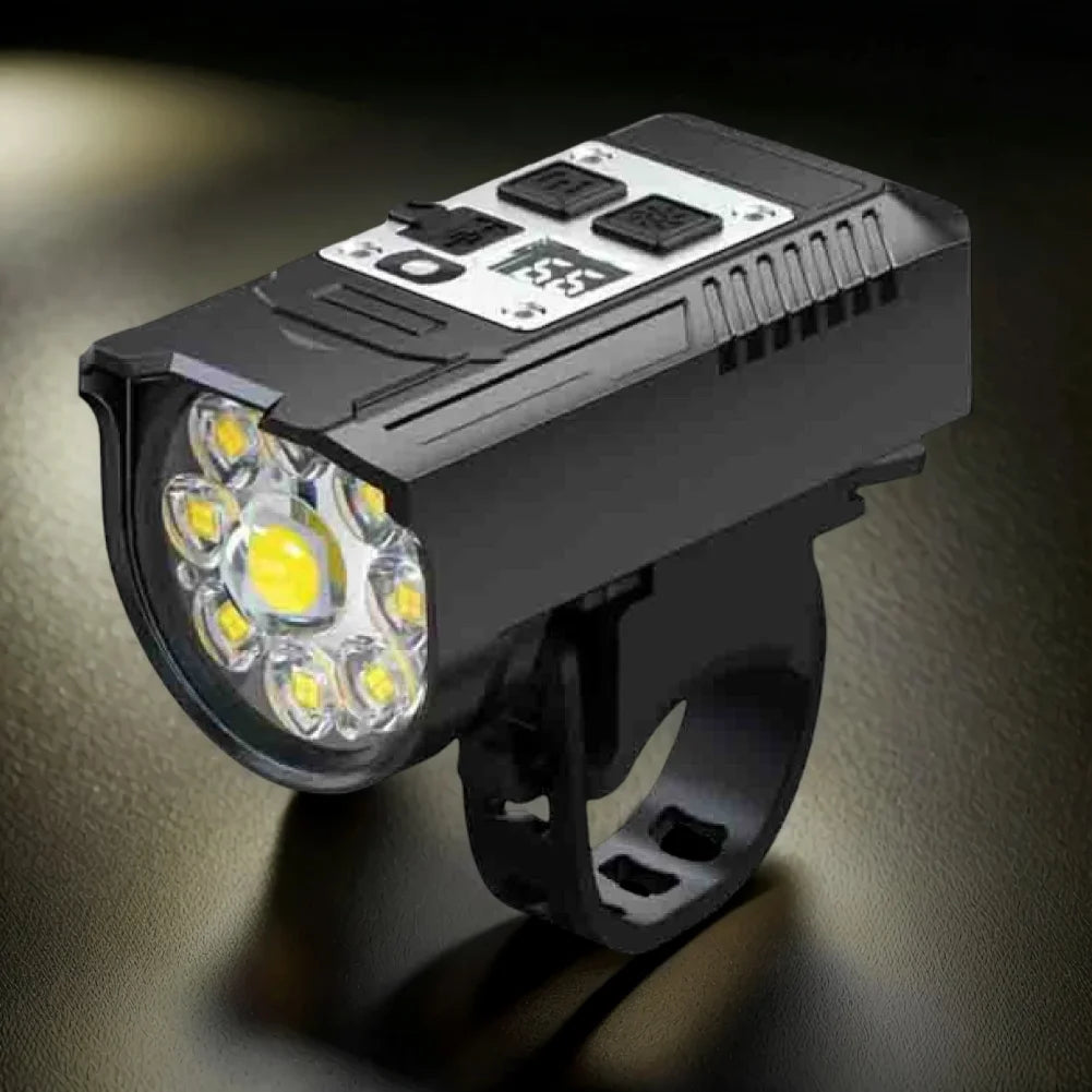 LED Bicycle Front Light High Brightness Bike Flashlight Intelligent Sensor Bicycle Head Light Bike Safety Lamp for Night Riding