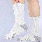 5Pairs Men's Outdoor Gym Socks High Quality Comfortable Soft Ground-Gripping Football Large Size New Style