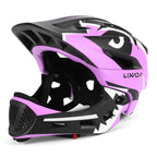 Kids Detachable Full Face Bike Helmet Children's Sports Child Cycling MTB Motorcycle Skateboarding Roller Skating Helmet