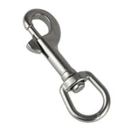 1PC 316 Stainless Steel Swivel Eye Bolt Spring Snap Hook 65/72/82/91/100/126mm Marine Diving D Ring Snap Hooks With Swivel