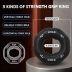 Silicone Hand Trainer Finger Gripper Ring Hand Power Gripper Ring Stress Relief Gym Home Workout Exercise Fitness Equipment