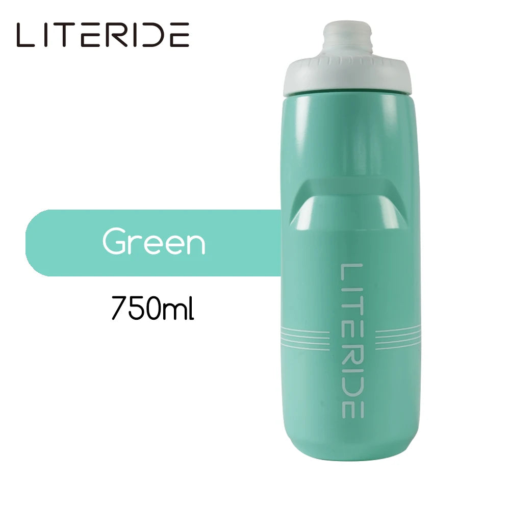LITERIDE 610ml/710ml Bicycle Bottle MTB Road Bike Water Bottle Outdoor Sports Plastic Portable Large Capacity Drink Cycling