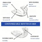 Hot Sale 4pcs/Box Mouth Guards for Clenching Teeth Moldable Dental Teeth Night Guard for Adult Stop Teeth Grinding Bruxism Tray