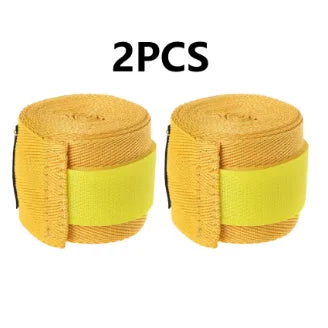 2PCS 1.5/2/3/5M Boxing Training Bandages Cotton Sports Bandages Sanda Kick Boxing Mma Hand Gloves Wraps Belt Boxing Sports Strap