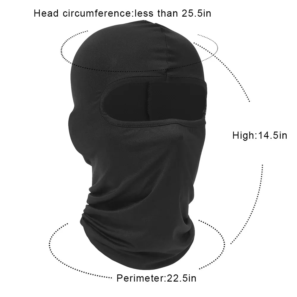 Cycling Mask Bicycle Full Face Cover Motorcycle Face Mask UV Protection Breathable Cool Universal Sports Scarf Outdoor Equipment