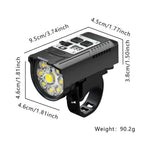 LED Bicycle Front Light High Brightness Bike Flashlight Intelligent Sensor Bicycle Head Light Bike Safety Lamp for Night Riding