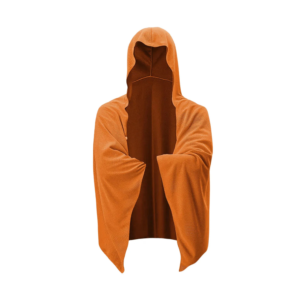 4-in-1 Cooling Hooded Cloak Super Absorbent Oversized Hooded Towel Wrap Sunscreen Quick Dry Shawl for Swimming Beach Pool Travel
