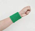 L XL Wristband Sport Sweatband Hand Band Sweat Wrist Support Brace Wrap Guards for Gym Volleyball Basketball Tennis Wrist Band
