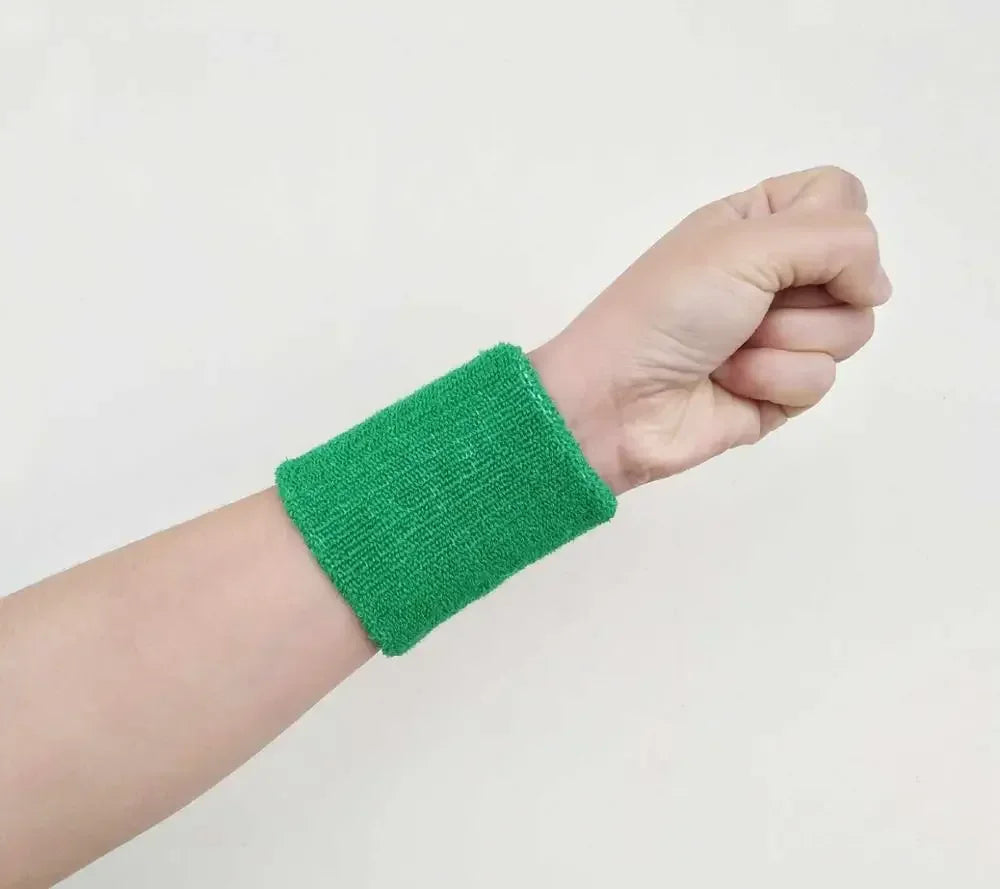 L XL Wristband Sport Sweatband Hand Band Sweat Wrist Support Brace Wrap Guards for Gym Volleyball Basketball Tennis Wrist Band