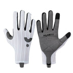 YKYWBIKE Cycling Gloves Woven Aerodynamic Striped Bicycle Sports Gloves Anti-Slip Riding Gloves Shock-absorbing Road Bike Gloves