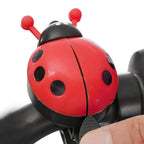PINMOAP 1PC Ladybug Bicycle Bell Handle Warning Bell Loud Bell Durable Aluminum Alloy PP Material Bicycle Horn Riding Accessorie