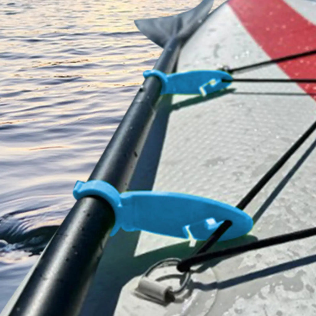 2pcs Paddle Board Clips for kayaking Paddle Board Expandable Fixing Clamp Snap-Lock Stand Up Paddle Board Holder for Kayaking