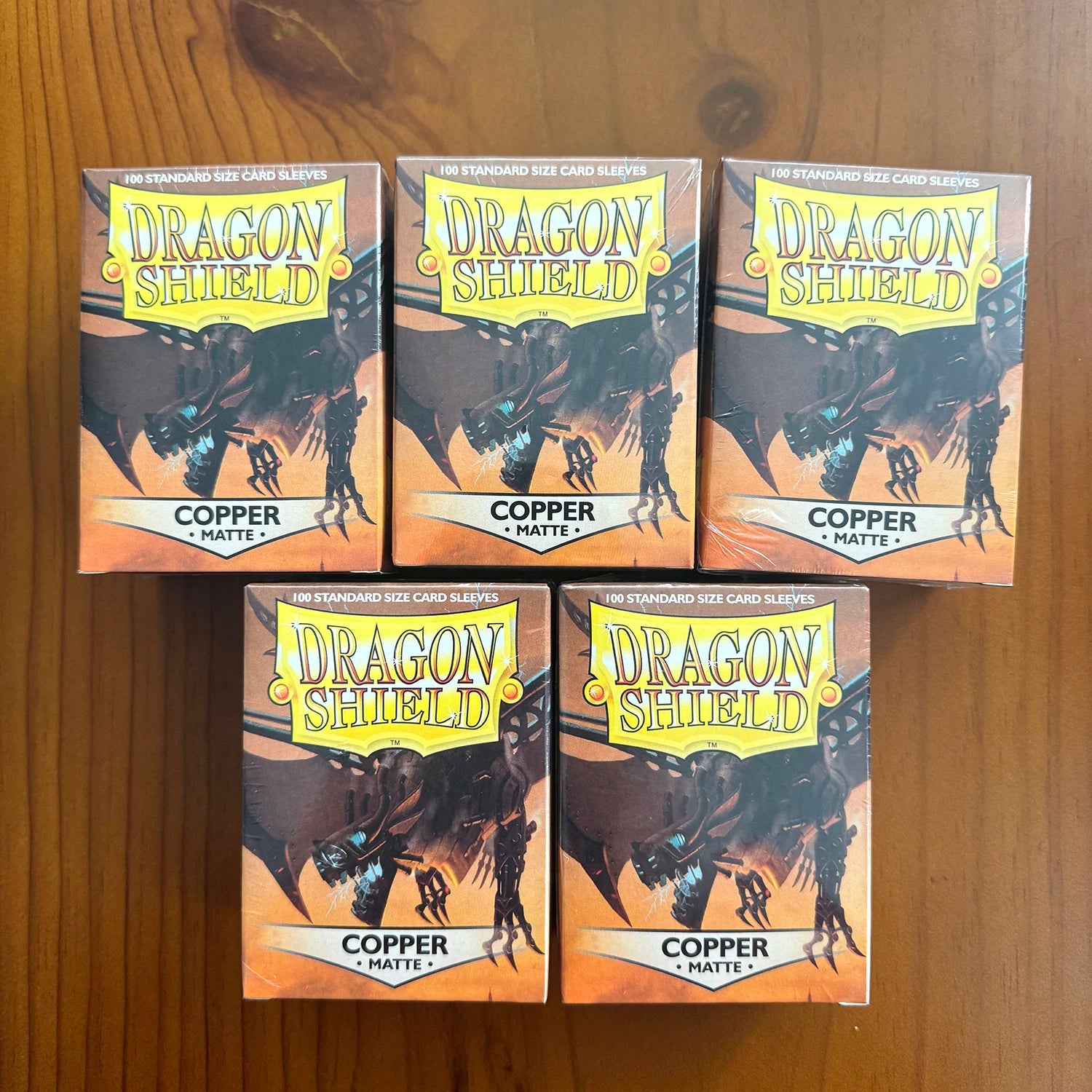 Dragon Shield Card Sleeves 5 Boxes Set - Premium Card Protection for Trading Cards Shipped Directly from US
