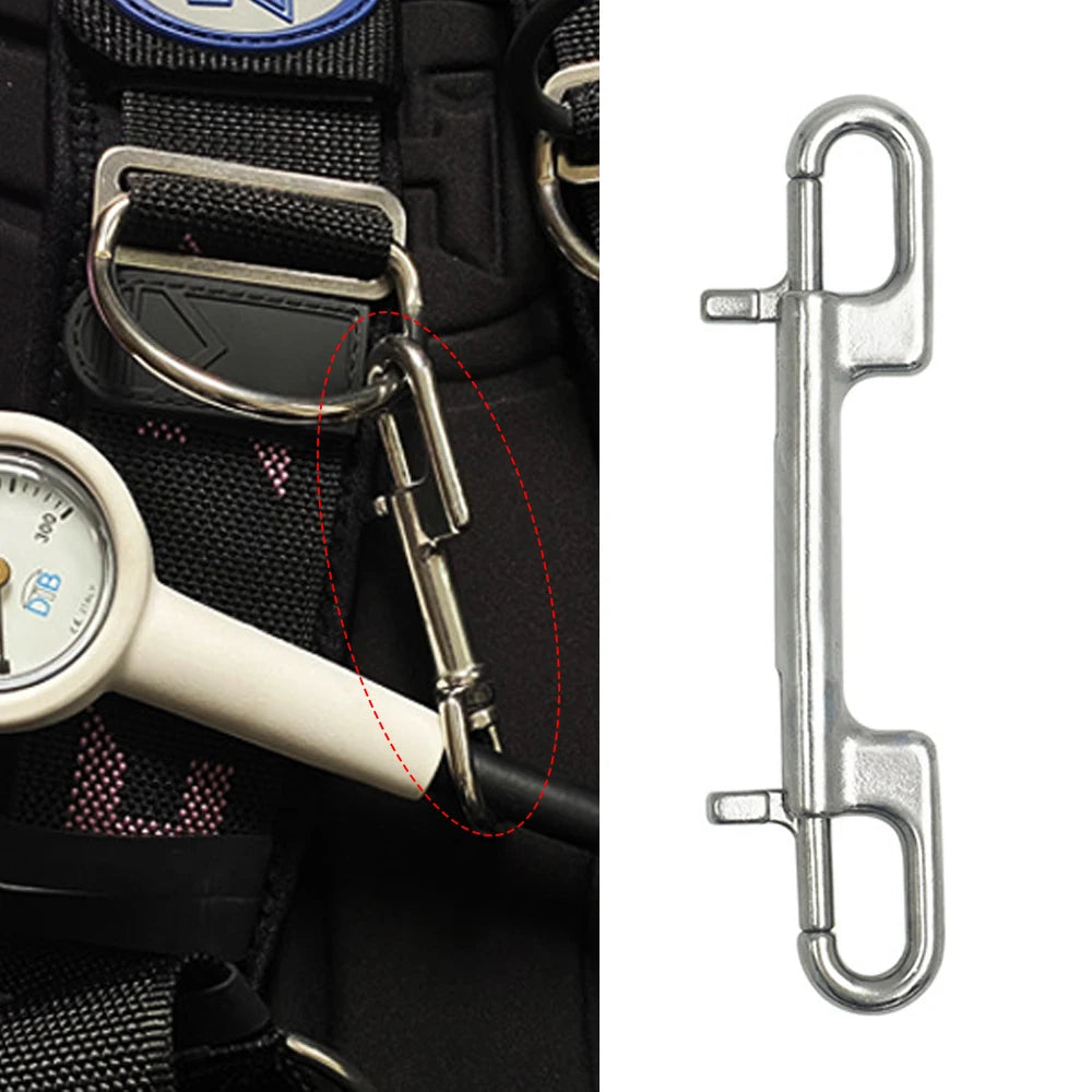 Stainless Steel Swivel Snap Hook Clip Dive Bolt Snap Hook Single Ended Hook Buckle For Scuba Diving Part Tool Accessories
