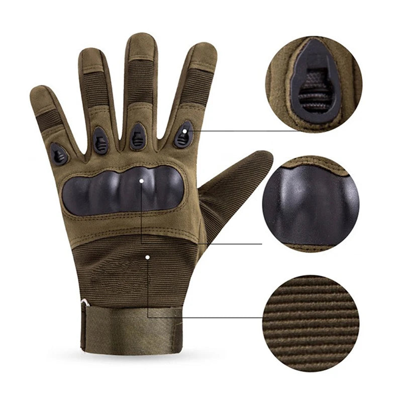 Motorcycle Camping Cycing Hiking Rock Climbing Tactical Gloves Touch Design Fitness Protection Sports Hunting Gloves