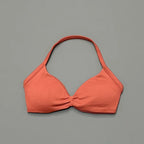 Sports Strappy Bra Yoga Underwear Women Gym Top Running Exercise Backless Bra High Support Active Wear Fitness Workout Halter