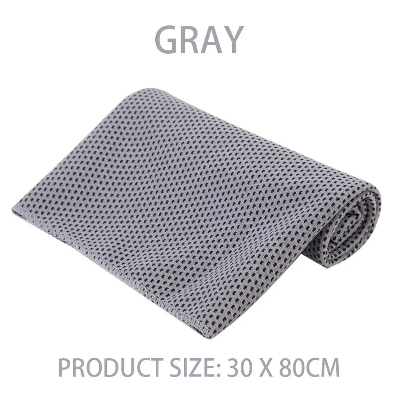 Outdoor Microfiber Quick Dry Cooling Ice Towel Sports Cold Towel for Fitness Camping Running