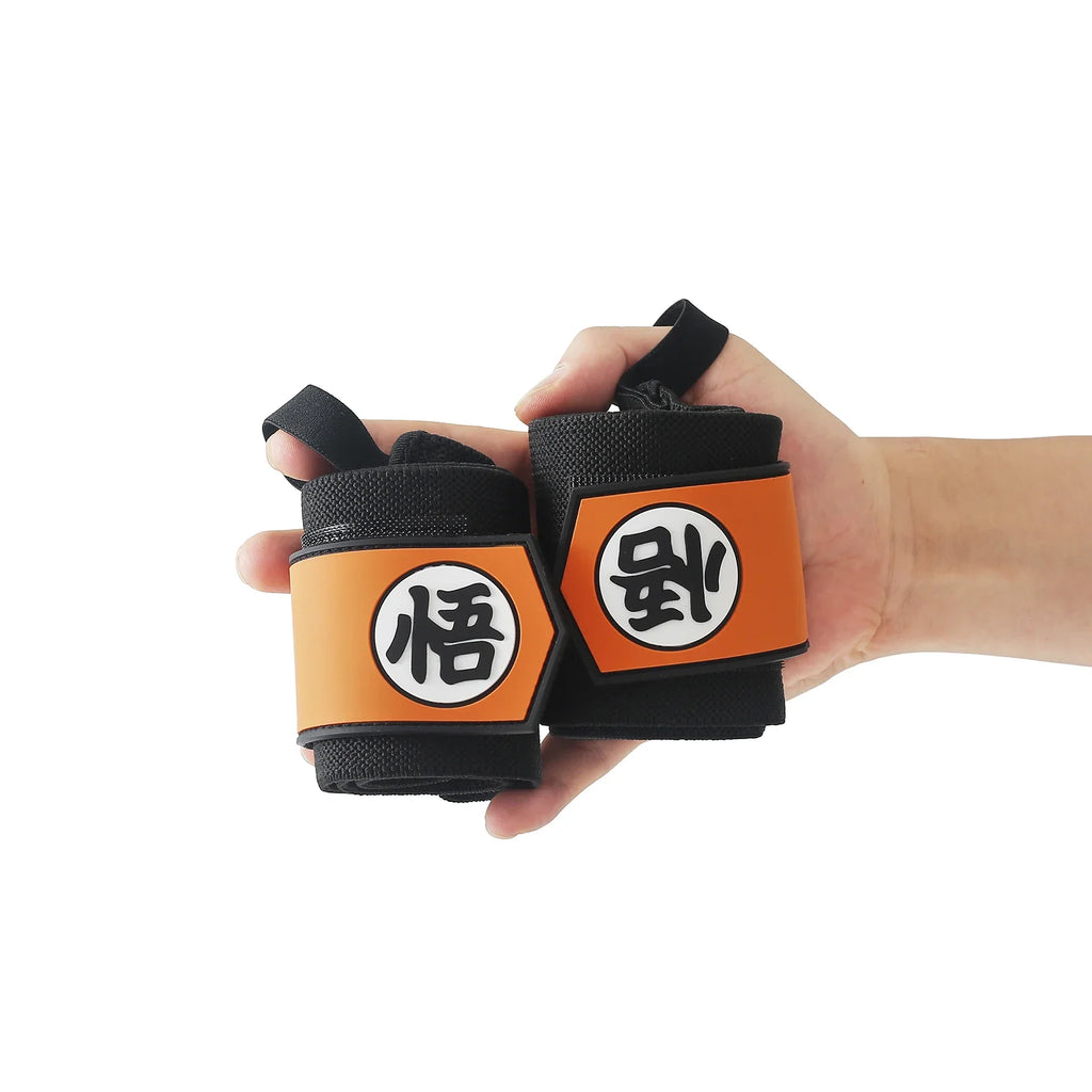 Gym Anime Sports Weight Lifting Wrist Wraps,Berserk Wristband Support , Heavy Duty Training Lifting Straps, Powerlifting