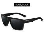 Polarized Square Sunglasses UV400 Black Fashion Shades for Men & Women Ideal for Driving Fishing & Outdoor Sports