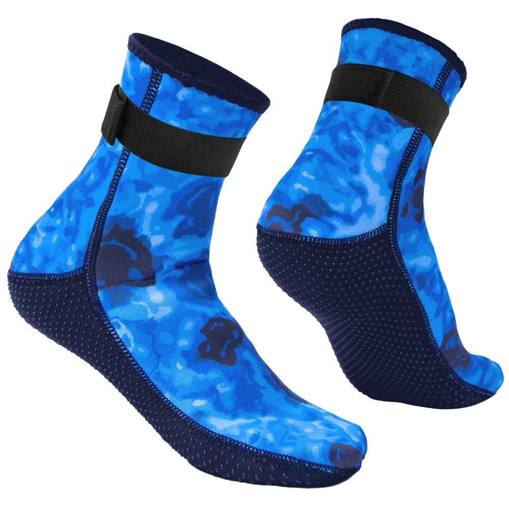 3mm Neoprene Water Socks Diving Sock Anti-Slip Wetsuit Shoes Footwear Fin Sand Proof Beach Volleyball Swim Outdoor Water Sports