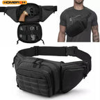 HOMEFISH Men Waist Fanny Pack Belt Bag Tactical Military Motorcycle Rider Sports Climb Camping Nylon Male Tool Sling Chest Hip