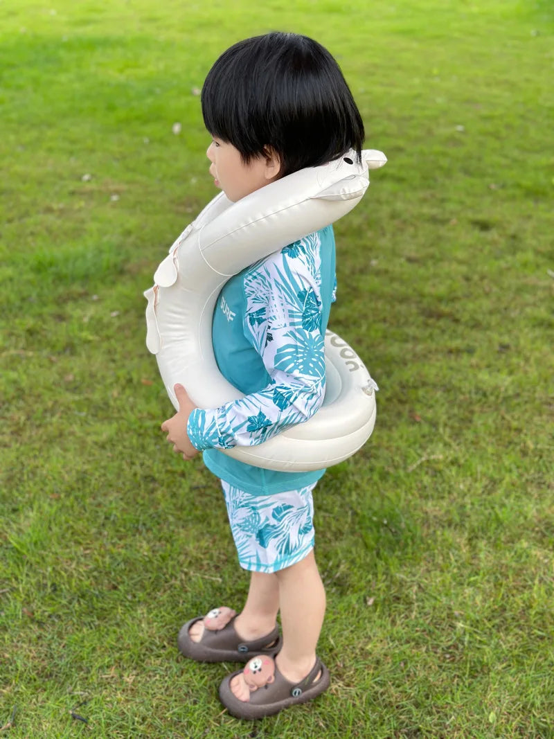 1Pc Inflatable Swimming Vest Pool Float Swimming Ring Swim Accessory Summer Water Swim Tube Inflatable Buoyancy Armbands