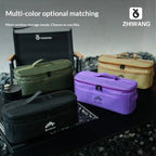 Portable Multifunctional Camping Tableware Storage Bag, Outdoor Picnic Cookware Bowl Chopstick Organizer for Travel Camping Trip