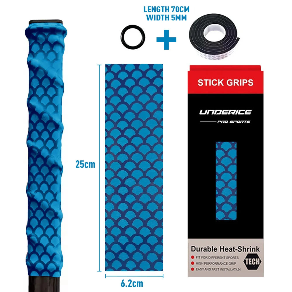 Ice Hockey Sticks Heat Shrinkable Sleeve Hockey Stick Grip Non-Slip Fishing Rod Training Badminton Hockey Equipment Accessories