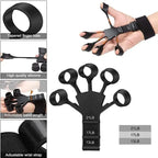 Finger Gripper Finger Exerciser Guitar Finger Exerciser 6 Resistant Levels Recovery Physical Tools Hand Strengthener For Patient