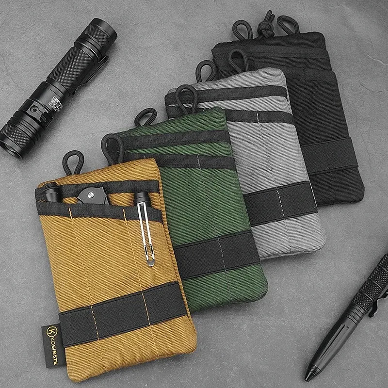 Mini EDC Pouch Multifunctional Outdoor Sports Camping Hiking Purse Wear-resistant for Camping Hiking Mountaineering