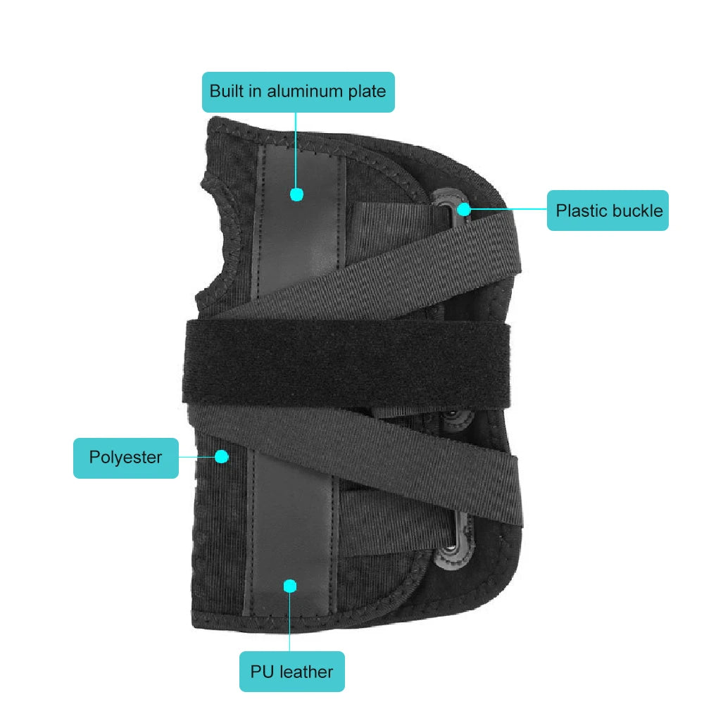 1PCS Carpal Tunnel Wrist Brace – Night Support with 2 Metal Splints,Adjustable Hand Stabilizer for Pain Relief  – Fits Both Hand