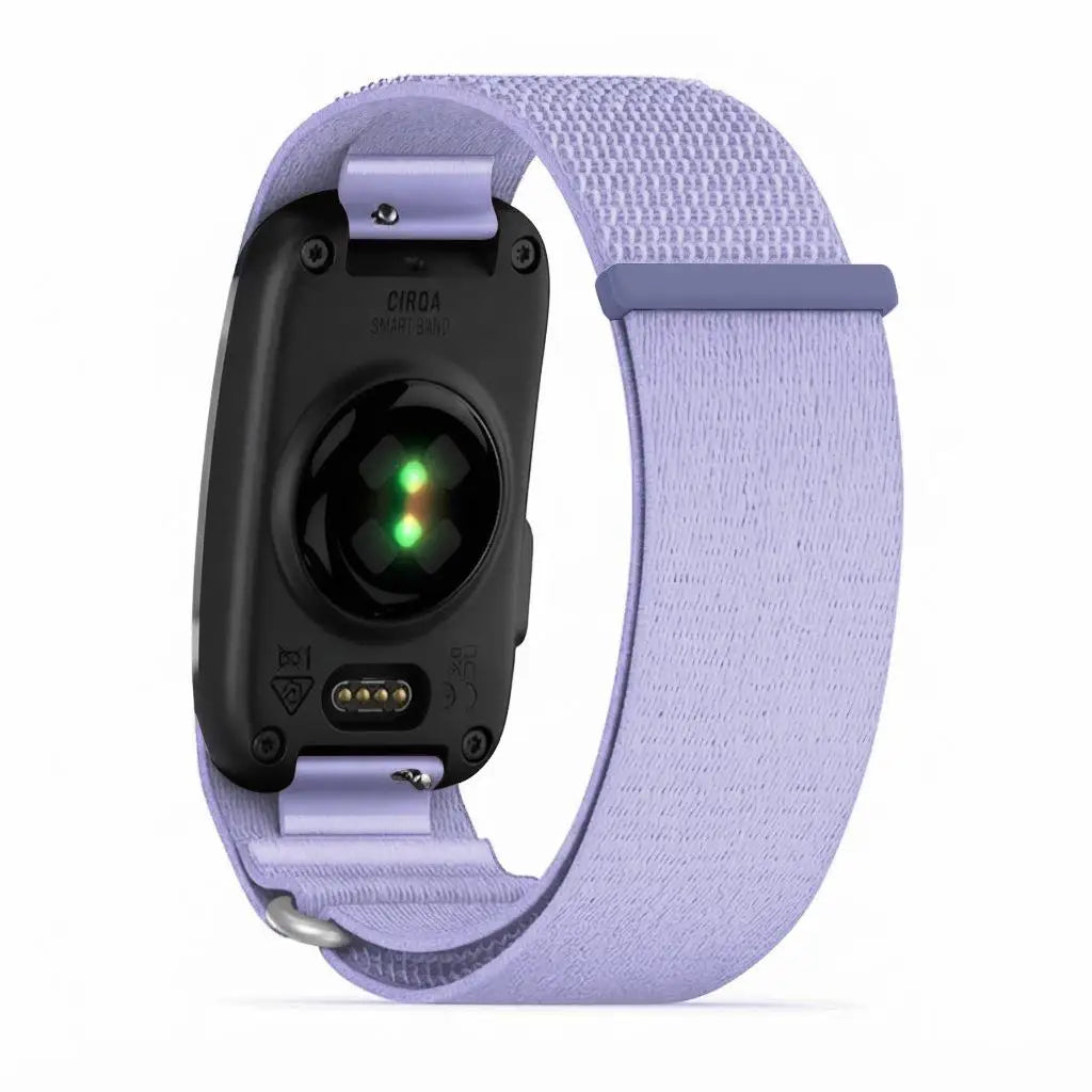 Nylon Strap for Garmin CIRQA Smart Band Sports Fitness Tracker Adjustable Loop Woven Straps Wristband for Men & Women