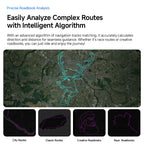 iGPSPORT BiNavi Bike Computer Touchscreen Map Navigation 35 Hours Battery Life  IPX7 Waterproof Route Planning