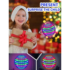 LED Flying UFO Ball, Automatic Spinning Floating Magic Ball, Interactive Sports Toy Gift for Kids