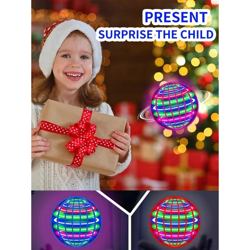LED Flying UFO Ball, Automatic Spinning Floating Magic Ball, Interactive Sports Toy Gift for Kids