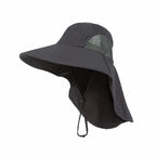 Outdoor Sports Jungle Hiking Hat Fishing Hat Wide Brim Bucket Hat With Neck Cover Quick Dry Men Fishermen Sun Protected Cap