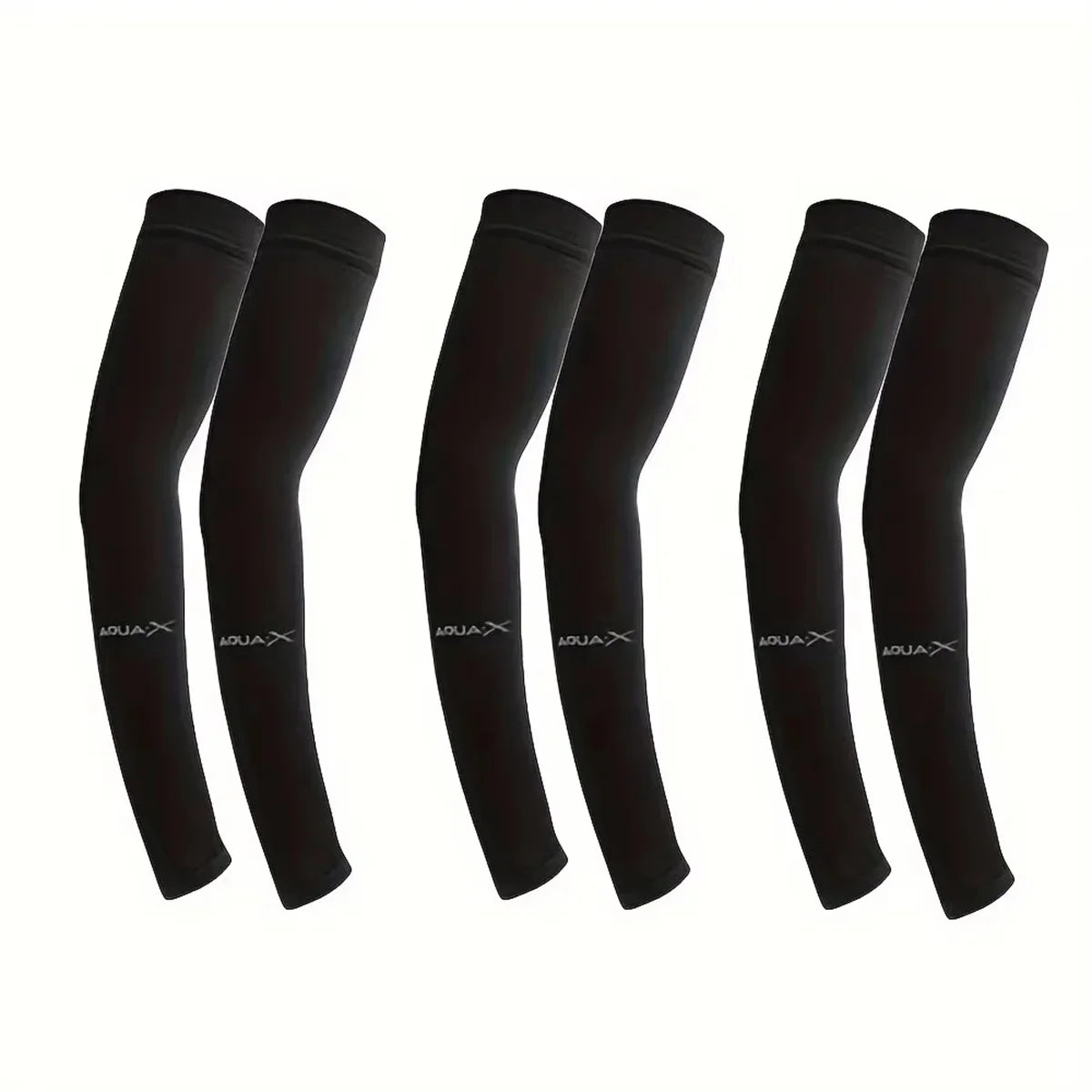 3pcs Unisex Ice Silk Arm Sleeves for Summer Sun Protection Outdoor Cycling UV Protection Cooling Men's Women's Gloves