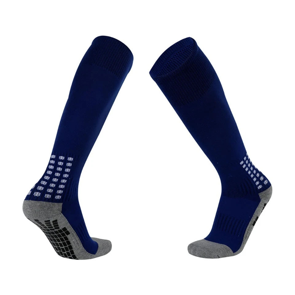 Loogdeel 1Pair 26-45 Kids Soccer Compression Sports Socks Stretchy Knee High Tube Socks Men Women Teens Football Athletic Socks