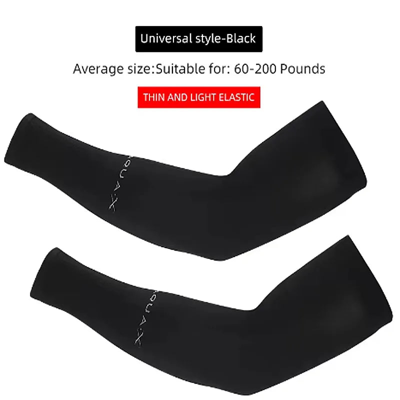 Summer Ice Silk Sports Arm Cover Cycling Sunscreen and UV Protection Outdoor Travel Running Fitness Protective Equipment