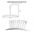 Miwayer Multispec Radius Gauge 9Pcs Set, Handy Under String Measuring Tools for Guitar Fretboard Radius Calibration