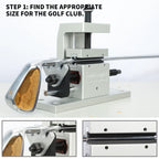 Professional Golf Shaft Puller and Clubhead Remover | CNC Aluminum Alloy Club Repair Tool for Graphite & Steel Shafts