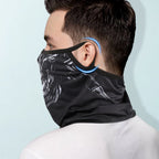3D Skull Summer Bandana Hanging Ear Triangle Scarf Cycling Hiking Hunting Fishing Sports Bicycle Face Mask Neck Gaiter Men Women