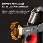 Grip Strength Trainer – Adjustable Resistance Hand Grip Strengthenerwith Auto Electronic Counter | Forearm & Finger Exerciser for Athletes, Musicians, Injury Recovery