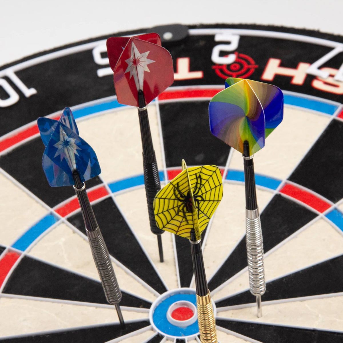 60Pcs Dart Flights, Professional Standard Dart Accessories, Colorful Replacement Flights for Training, Clubs, and Casual Play