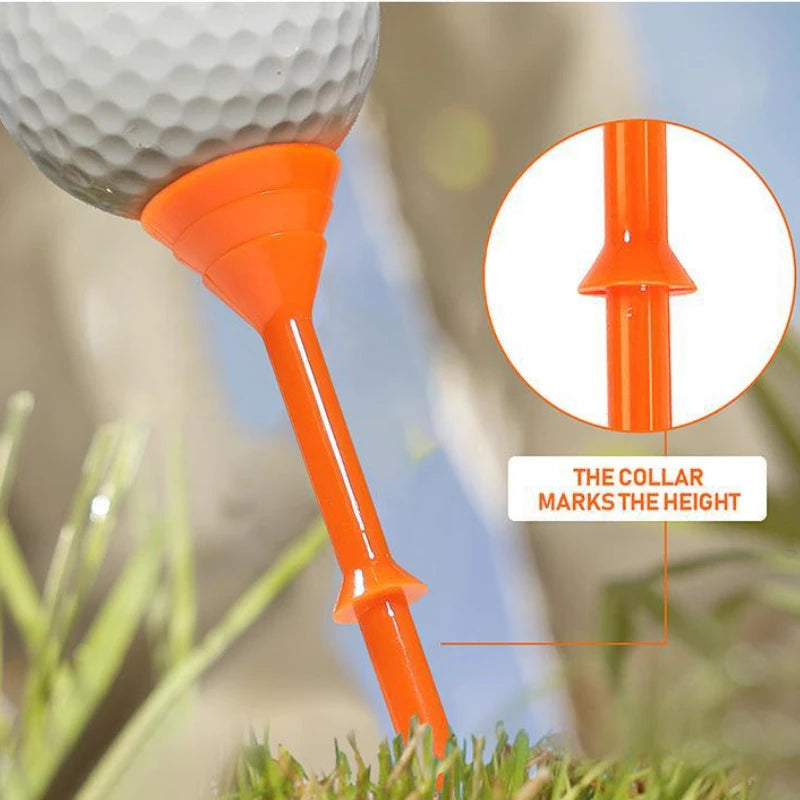 Golf Tees Plastic 83mm Big Cup Plus Scale Tee 50pcs Random Colors Accessories Sport TE007-P