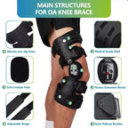 NEENCA OA Unloader Knee Brace Pain Relief & Knee Support for ACL & Meniscus Injury Joint and Patella Stability for Men and Women