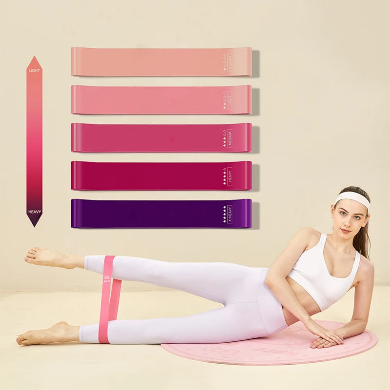 WorthWhile Elastic Resistance Bands Yoga Training Gym Fitness Gum Pull Up Assist Rubber Band Crossfit Exercise Workout Equipment