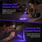 365nm/395nm Mini UV Led Flashlight Usb Rechargeable Nail Lamp Torch Cat Dog Pets Urine Tinea Money Ore Gems Scorpion Check Light